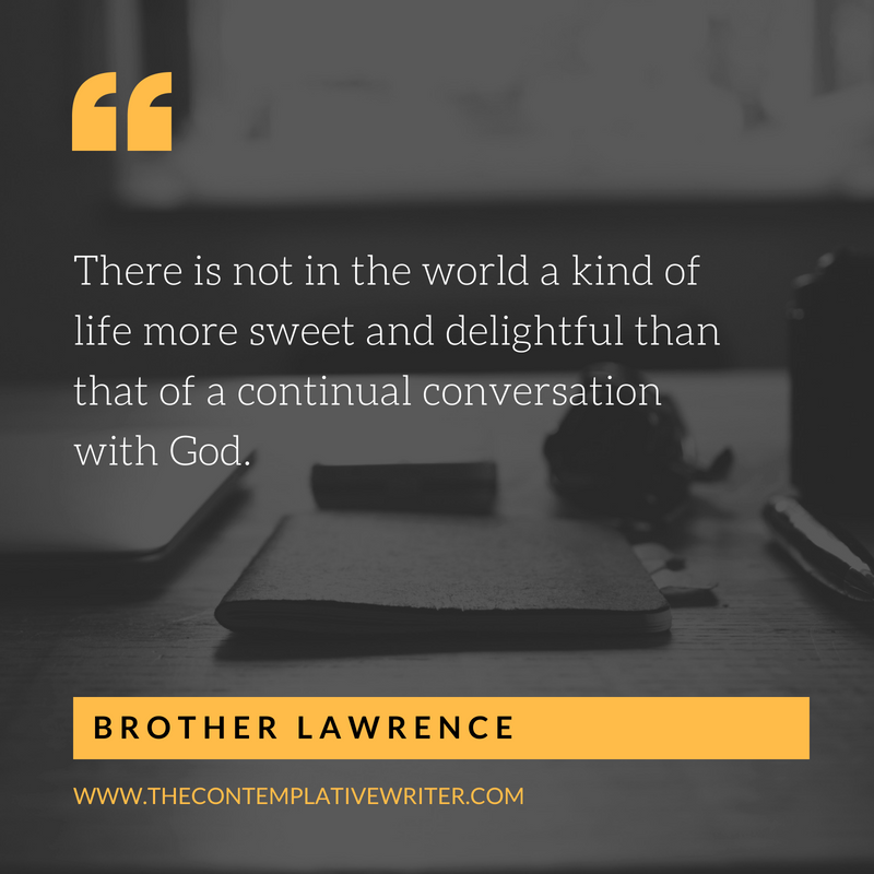 Brother Lawrence week 1